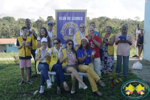 El Club de Leones realizó siembra de árboles y entrega de bancas en la Ciudadela San Antonio