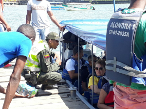 La Policía mantiene presencia en sitios turísticos de Buenaventura