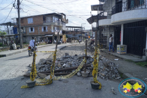 Infraestructura adelanta obras de reparación de la vía que únelos barrios Rockefeller y Bellavista