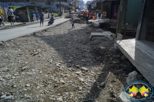 Infraestructura adelanta obras de reparación de la vía que únelos barrios Rockefeller y Bellavista