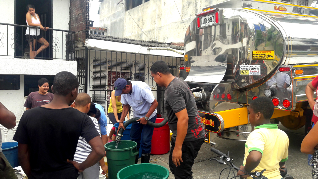 Carrotanques de la gobernación fortalecen contingencia del servicio de agua afirma Hidropacífico 