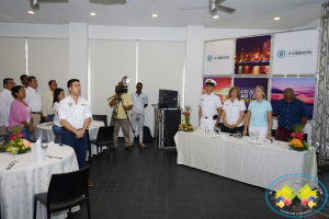 Alcalde Distrital recibió la bandera de los Juegos Nacionales de Mar y Playa Buenaventura 2019