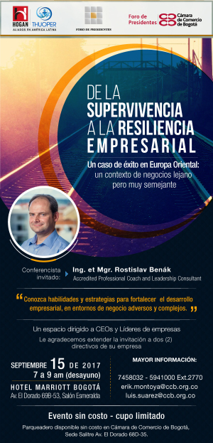 Foro gratuito para empresarios colombianos: de la supervivencia a la resiliencia