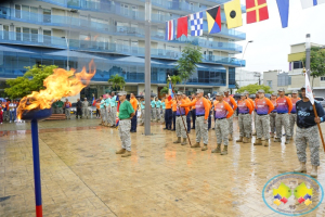 La Armada Nacional realizó en la mañana del martes 24 de octubre de 2017 la inauguración de la semana deportiva en Buenaventura