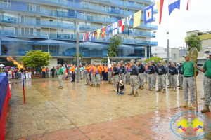 La Armada Nacional realizó en la mañana del martes 24 de octubre de 2017 la inauguración de la semana deportiva en Buenaventura