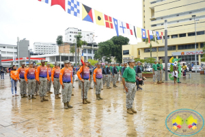 La Armada Nacional realizó en la mañana del martes 24 de octubre de 2017 la inauguración de la semana deportiva en Buenaventura