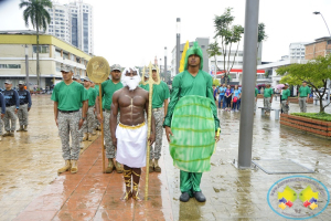 La Armada Nacional realizó en la mañana del martes 24 de octubre de 2017 la inauguración de la semana deportiva en Buenaventura