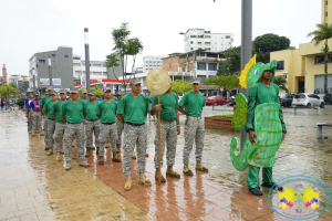 La Armada Nacional realizó en la mañana del martes 24 de octubre de 2017 la inauguración de la semana deportiva en Buenaventura