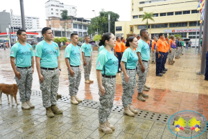 La Armada Nacional realizó en la mañana del martes 24 de octubre de 2017 la inauguración de la semana deportiva en Buenaventura