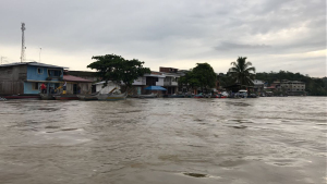 El 95 por ciento de la cabecera municipal de Timbiquí se inundó por creciente del río