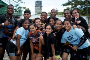 Jóvenes de Buenaventura participaron en el primer Torneo Nacional de Rugby 7s de Diplomacia Deportiva en Apartadó, Antioquia