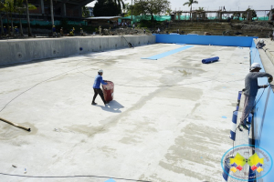 Ya se nota el avance en obra de las piscinas en el Polideportivo El Cristal 