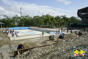 Ya se nota el avance en obra de las piscinas en el Polideportivo El Cristal 