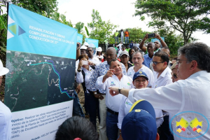 Se firmó el acta de inicio de la construcción de los dos tanques de almacenamiento de agua en Loma Alta en Citronela