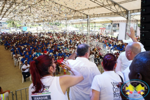 Multitudinaria fue la asistencia al cierre de campaña de Roy Barreras el 25 de febrero en Buenaventura