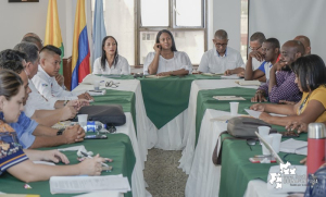 La Alcaldesa Encargada de Buenaventura sostuvo reunión con los miembros del Comité Ejecutivo del Paro Cívico