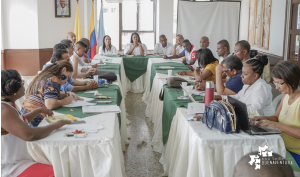 La Alcaldesa Encargada de Buenaventura sostuvo reunión con los miembros del Comité Ejecutivo del Paro Cívico