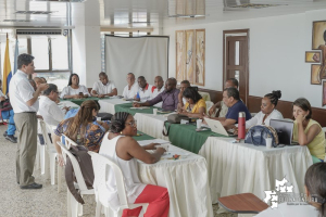 La Alcaldesa Encargada de Buenaventura sostuvo reunión con los miembros del Comité Ejecutivo del Paro Cívico