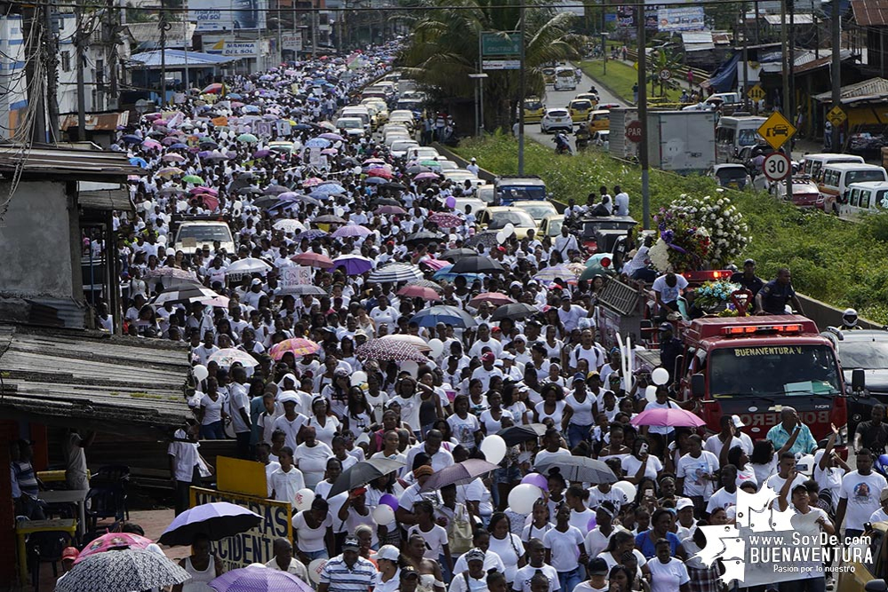 Conmemoración séptimo aniversario de la marcha entierro de la violencia para vivir con dignidad en Buenaventura