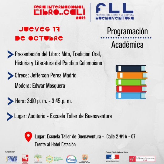 Continúa la programación del Festival del Libro y la Lectura en Buenaventura