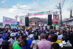 Ligia del Carmen Córdoba Alcaldesa 2020-2023 realizó el cierre de campaña