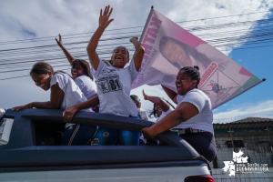 Ligia del Carmen Córdoba Alcaldesa 2020-2023 realizó el cierre de campaña