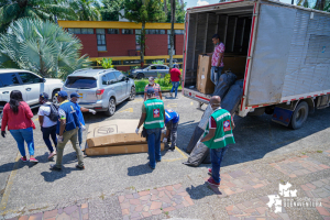 La ACNUR donó 3 unidades de refugio para atención de la COVID-19 en la red de salud de Buenaventura