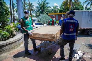 La ACNUR donó 3 unidades de refugio para atención de la COVID-19 en la red de salud de Buenaventura