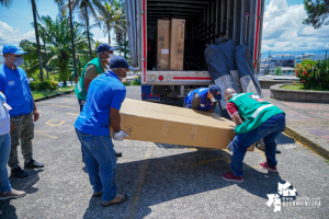 La ACNUR donó 3 unidades de refugio para atención de la COVID-19 en la red de salud de Buenaventura