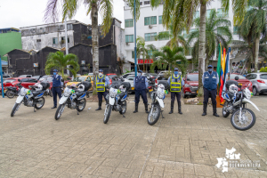 La Secretaría de Tránsito adquirió 10 motocicletas para garantizar la seguridad vial en el Distrito de Buenaventura 