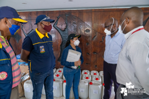 El Hospital Luis Ablanque de la Plata de Buenaventura recibió más elementos de bioseguridad 