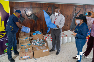 El Hospital Luis Ablanque de la Plata de Buenaventura recibió más elementos de bioseguridad 