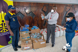 El Hospital Luis Ablanque de la Plata de Buenaventura recibió más elementos de bioseguridad 