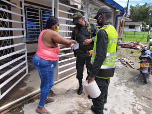 La Policía Nacional en Buenaventura realizó comando situacional en prevención al COVID-19