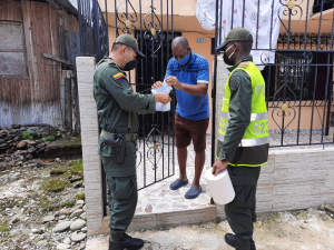 La Policía Nacional en Buenaventura realizó comando situacional en prevención al COVID-19