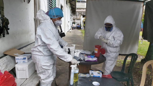 Secretaria de Salud realizó cerco epidemiológico en Estación de Policía Cascajal de Buenaventura