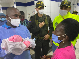 El Gaula de la Policía rescató bebé raptada del Hospital Distrital Luis Ablanque de la Plata de Buenaventura y capturó a su secuestradora