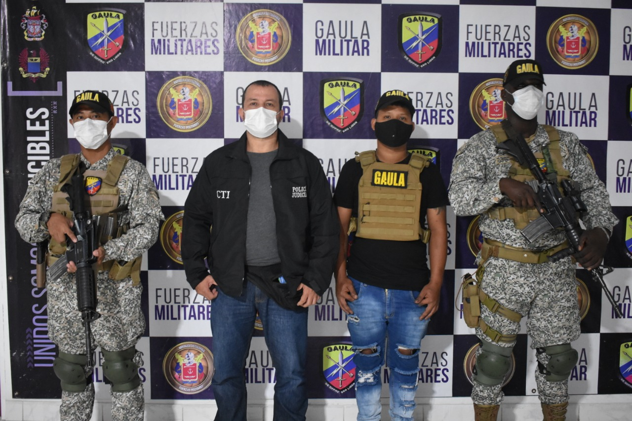 La Armada de Colombia rescató a un ciudadano que había sido secuestrado