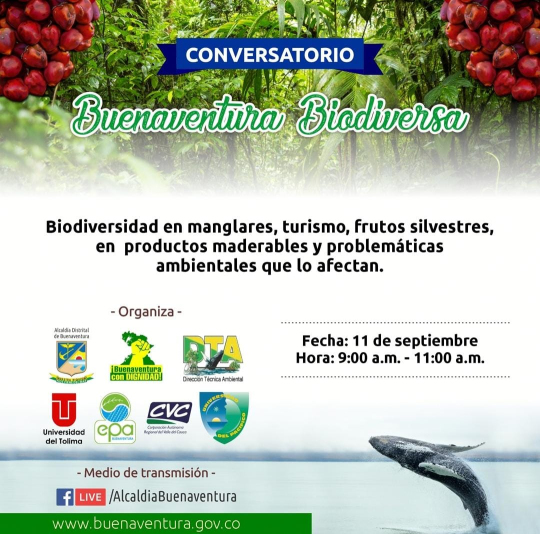 La Alcaldía Distrital de Buenaventura celebrará el Día Internacional de la Biodiversidad