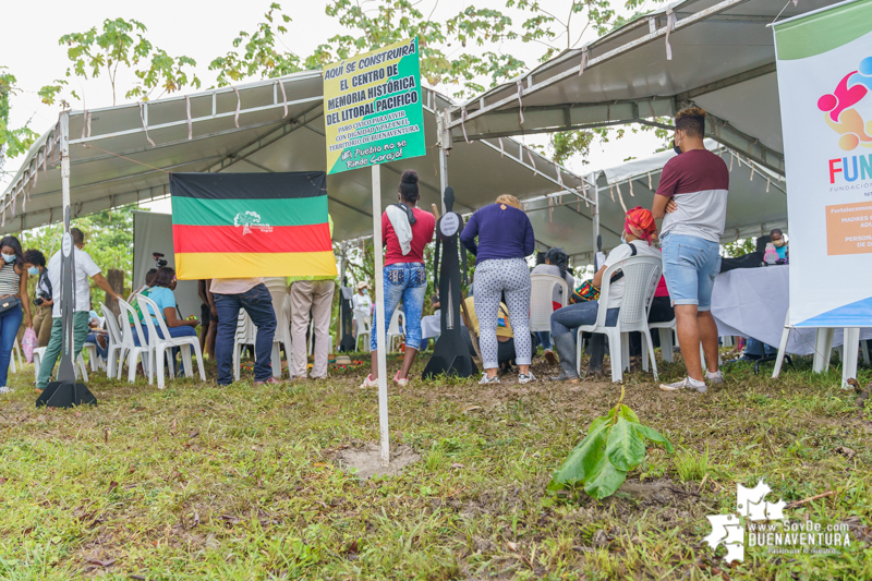 Con acto simbólico de siembra de un árbol, inició la gestión de recursos para construir el Centro de Memoria Histórica del Litoral Pacífico en lote destinado por la Alcaldía de Buenaventura