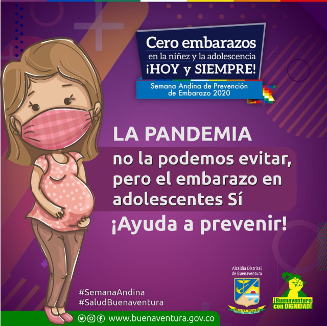 Avanza campaña para prevenir embarazos en adolescentes en Buenaventura