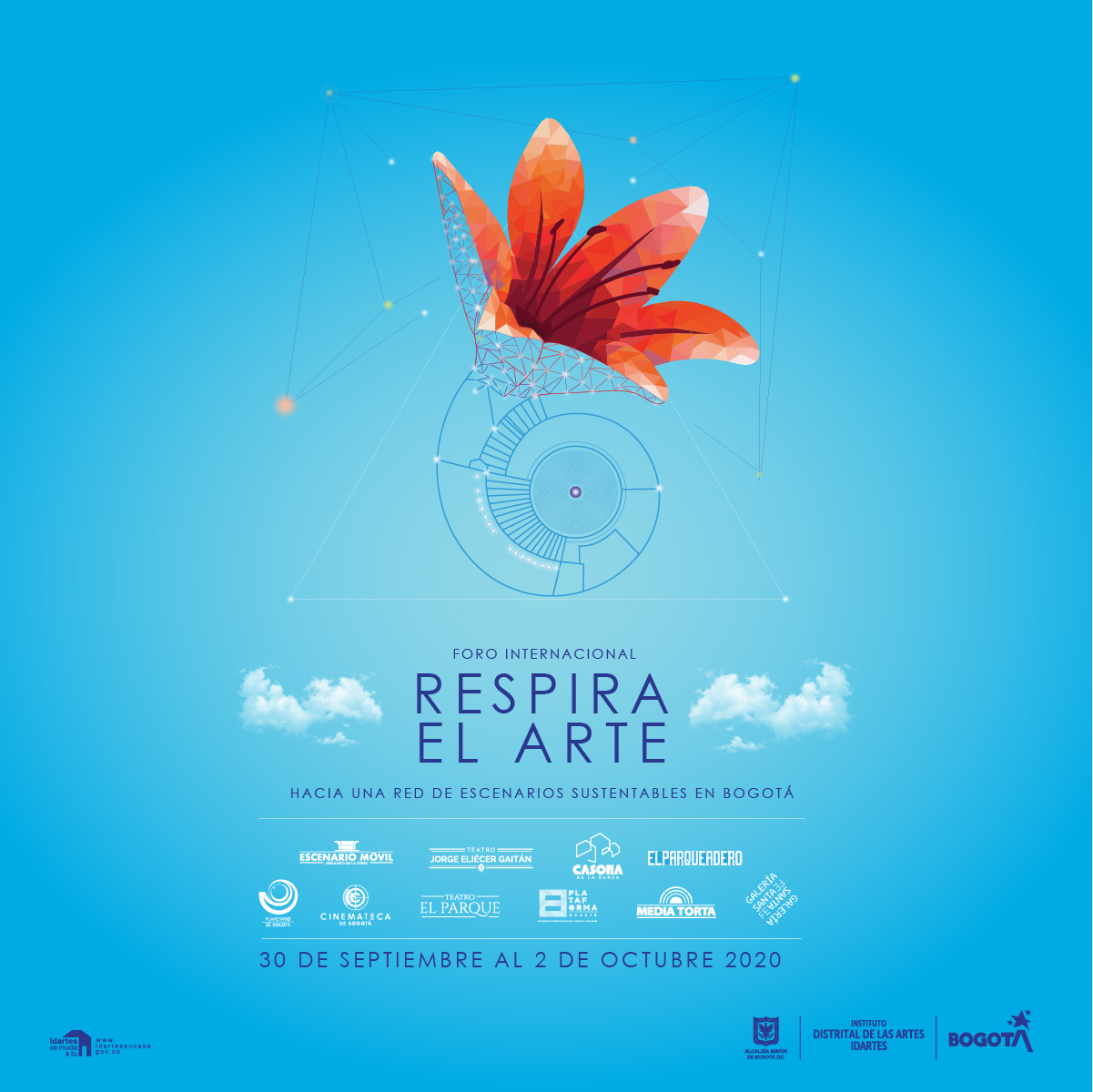 Idartes le apuesta al medio ambiente con el I Foro Internacional Respira El Arte en Bogotá