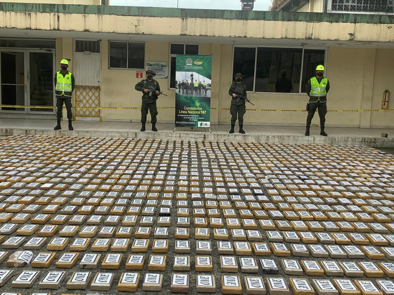 La Policía antinarcóticos frustró el envío de más de 1,6 toneladas de cocaína por uno de los puertos ubicados en Buenaventura