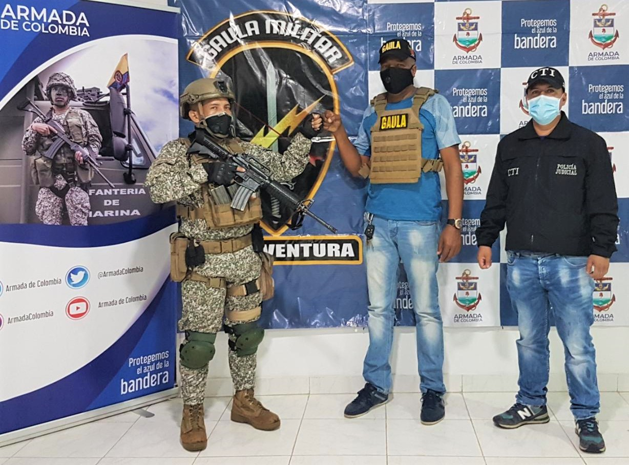 La Armada de Colombia recuperó una persona que había sido secuestrado por la denominada “Banda la Local” en Buenaventura 