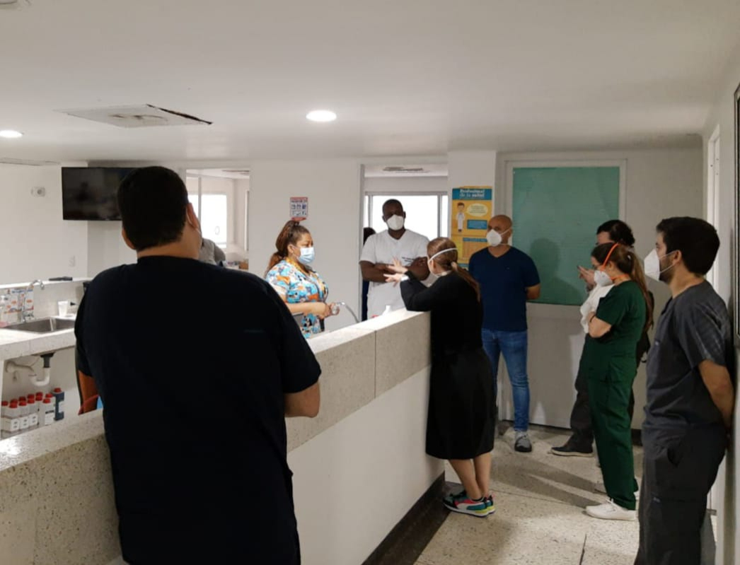 Médicos del principal hospital de Buenaventura son entrenados por especialistas de la Fundación Valle del Lili como parte de ‘Hospital Padrino’