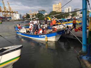 Accidente de dos lanchas en la bahía de Buenaventura dejó al menos 22 personas heridas