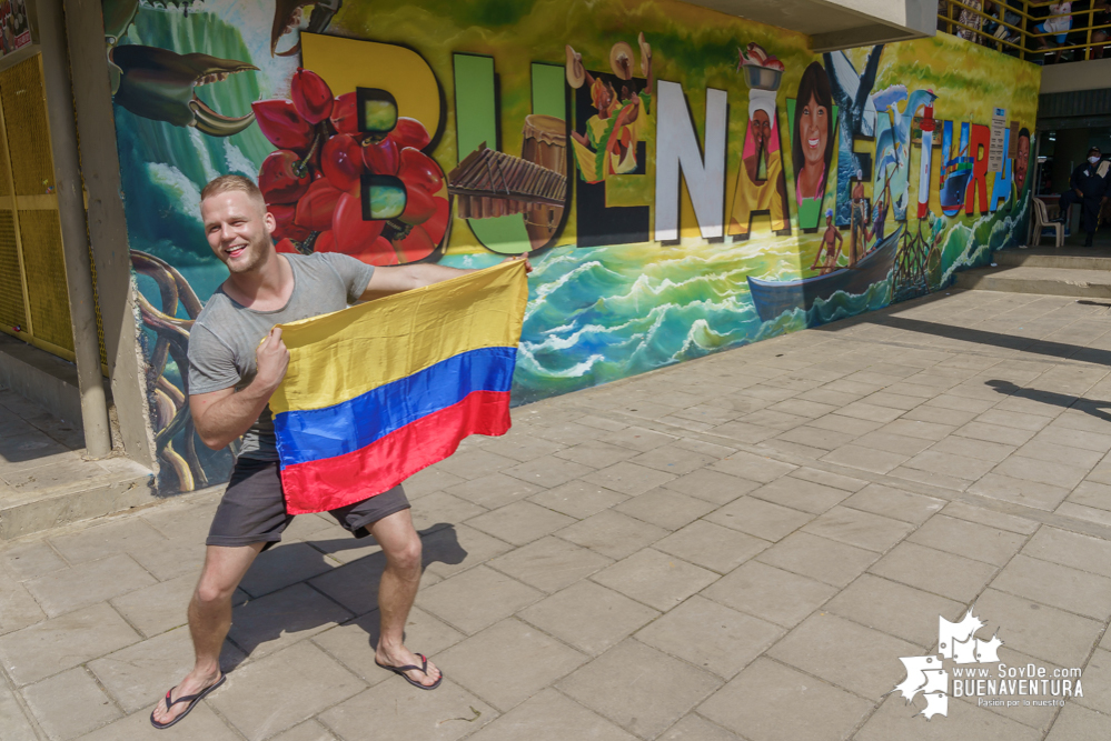 El alemán Dominic Wolf ya lleva dos días en Buenaventura 