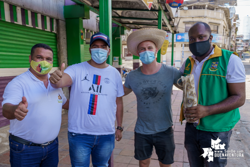 El alemán Dominic Wolf ya lleva dos días en Buenaventura 