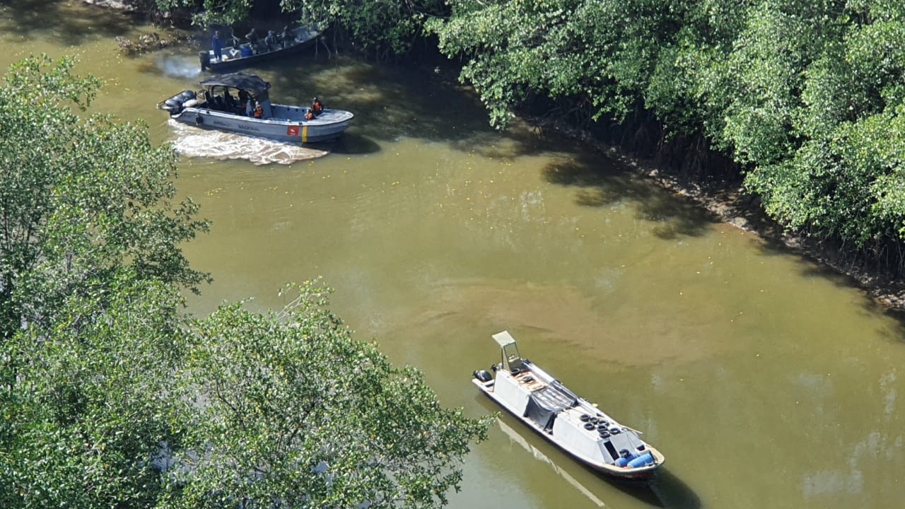 La Armada de Colombia recuperó una embarcación hurtada en Buenaventura