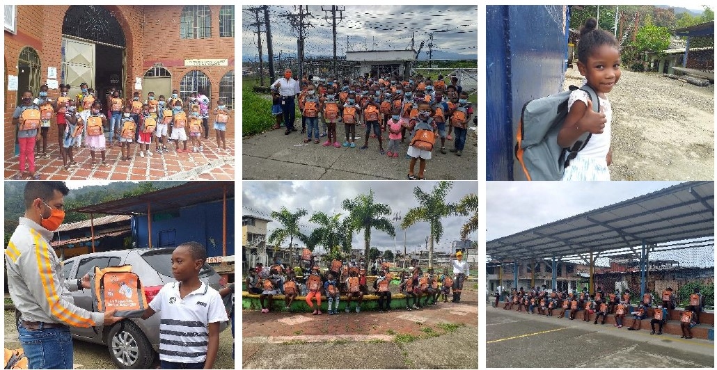 Celsia entregó útiles escolares a 500 niños en Buenaventura